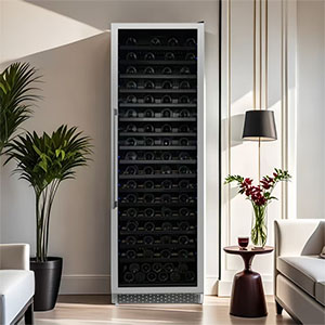 Brenor 24” wide single door 203 bottle wine cooler