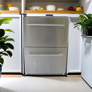Brenor 3.9 cu.ft outdoor built-in drawer fridge 